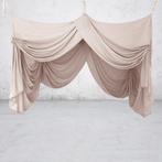 Bed hemel drape double S018 Powder nieuw 200x200x200, Huis en Inrichting, Overige kleuren, Ophalen of Verzenden, Overige maten
