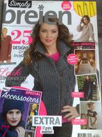 Simply Breien oktober/november nr. 6 / 2014, Hobby en Vrije tijd, Verzenden, Zo goed als nieuw, Breien, Patroon of Boek