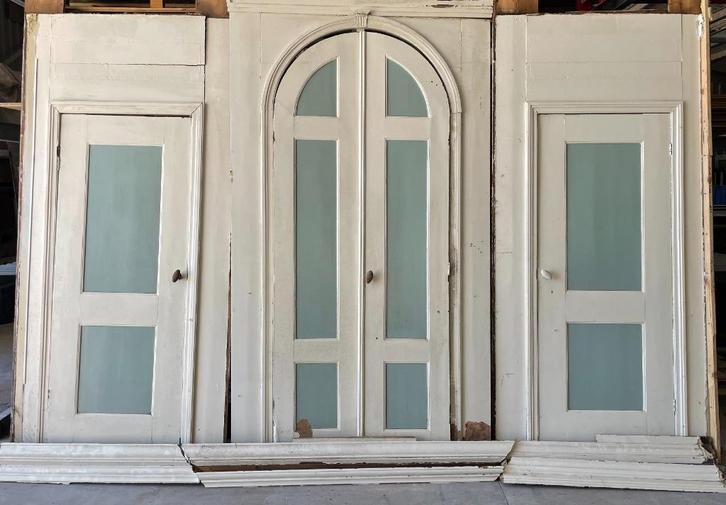 Bedstee / bedstede wand van na 1800 - 410x290cm., Antiek en Kunst, Curiosa en Brocante, Ophalen