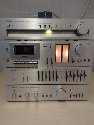 Prachtige vintage Nikko audioset  beschikbaar voor biedingen