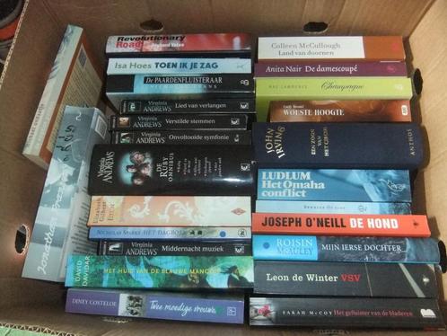 PARTIJ BOEKEN BANANENDOOS ROMANS SAMEN €6,50!, Boeken, Partijen en Verzamelingen, Gelezen, Populaire fictie, Ophalen