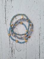 Biba kralenarmbandjes blauw tinten 4 euro pst nieuw, Sieraden, Tassen en Uiterlijk, Armbanden, Blauw, Kunststof of Plastic, Nieuw