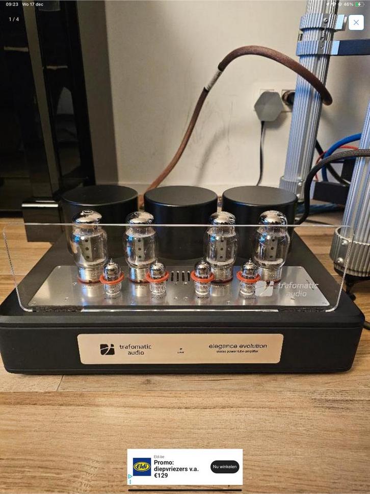 Trafomatic Audio Elegance Evolution, Audio, Tv en Foto, Buizenversterkers, Versterker, Ophalen of Verzenden