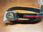 Gucci riem te koop kleur rood groen maat 105cm, Nieuw, Echt leder, Ophalen of Verzenden, 95 tot 105 cm