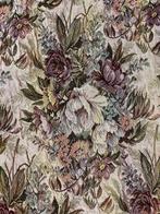 Vintage brocante sprei foulard bloemen patroon 164/123, Huis en Inrichting, Woonaccessoires | Plaids en Woondekens, Gebruikt, Etten-Leur