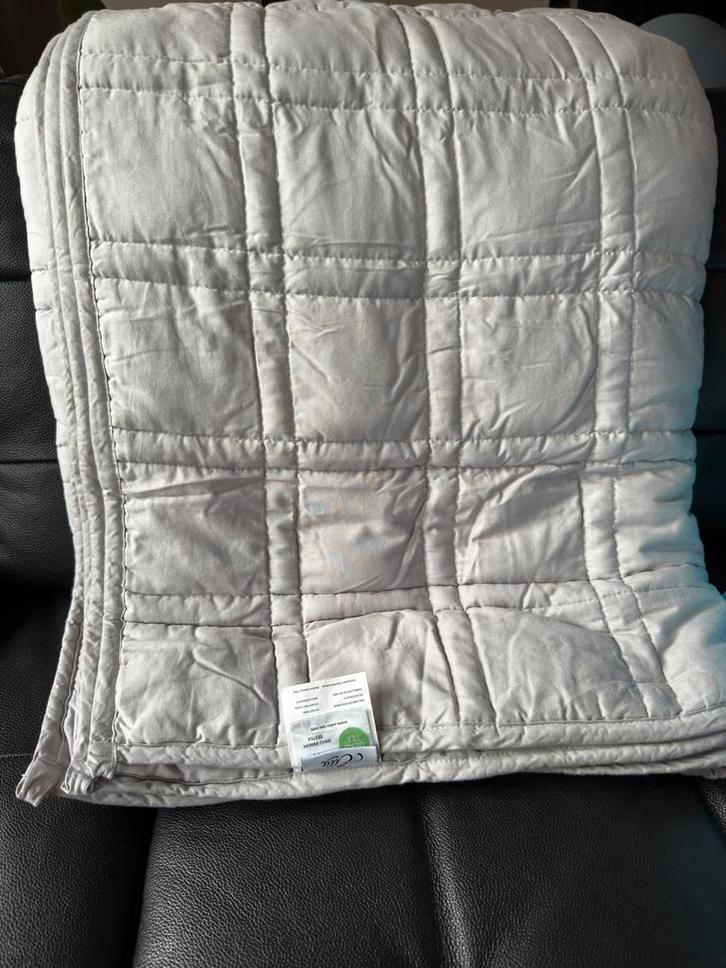 Ella Verzwaringsdeken 9kg - Lichtgrijs - Nette Staat, Huis en Inrichting, Stoffering | Tapijten en Kleden, Zo goed als nieuw, 150 tot 200 cm