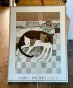 Vintage Giglee Rosina Wachtmeister 2 katten 1985 artprint, Huis en Inrichting, Woonaccessoires | Lijsten, Ophalen, Minder dan 50 cm