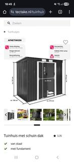 Aluminium berging, Tuin en Terras, Bergingen en Tuinkasten, Ophalen, Zo goed als nieuw, Metaal