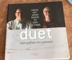 Kookboek Johan Segers D. De Prins Duet met potten en pannen, Ophalen of Verzenden, Zo goed als nieuw, J. Segers; D. de Prins
