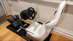 PlaySeat Evolution wit met Thrustmaster T300 en T3pa, Computers en Software, Ophalen of Verzenden, Zo goed als nieuw, Thustmaster