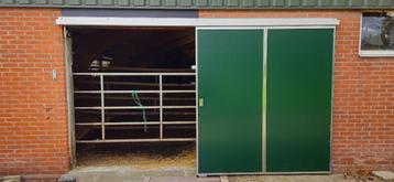 2Kans Schuifdeur - 2200 x 2200 mm - Kleur antraciet beschikbaar voor biedingen