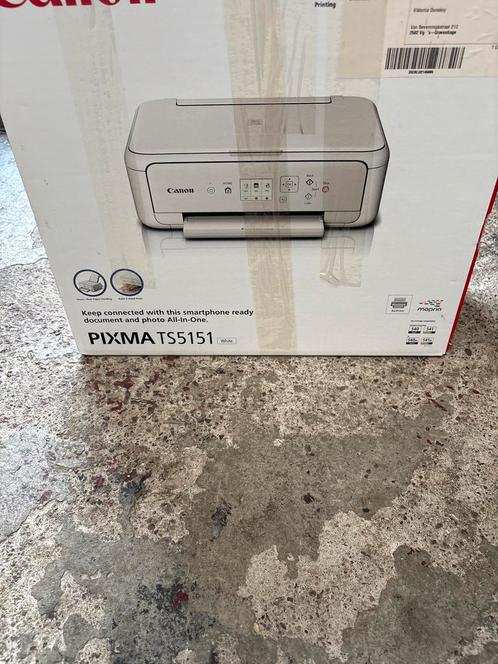 Canon PIXMA TS5151 Nieuw in doos, Computers en Software, Printers, Nieuw, All-in-one, Inkjetprinter, Kleur printen, Draadloos