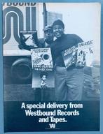 WESTBOUND RECORDS 1977 Advertentie FUNKADELIC OHIO PLAYERS, Gebruikt, Ophalen of Verzenden, Poster, Artwork of Schilderij