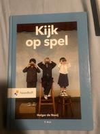 Kijk op Spel - Holger de Nooij, Ophalen of Verzenden, Zo goed als nieuw, Overige niveaus, Overige vakken