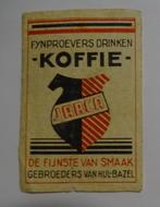 JARCA  KOFFIE de fijnste van smaak Gebroeders  van Hul Bazel, Verzamelen, Rookartikelen, Aanstekers en Luciferdoosjes, Ophalen of Verzenden