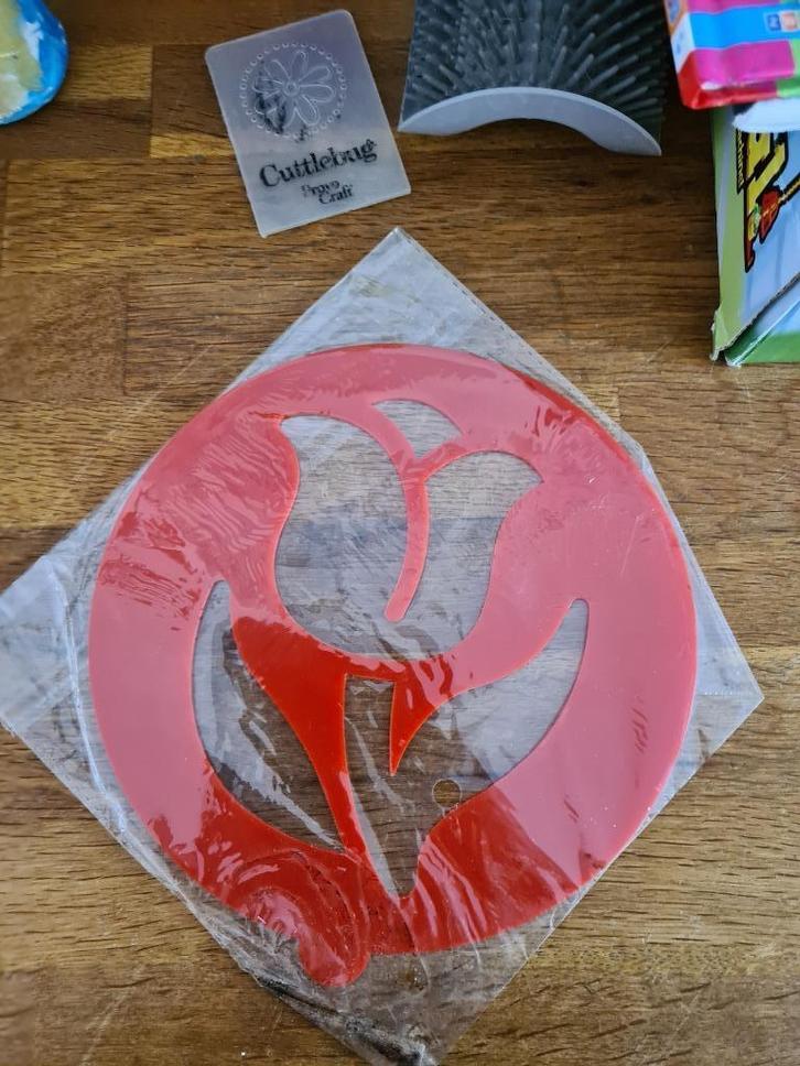 Tulp sjabloon, Hobby en Vrije tijd, Tekenen, Nieuw, Overige typen, Ophalen of Verzenden