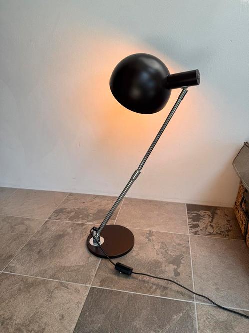 Midcentury Hala bureaulamp, vintage 1970s, bruin, Antiek en Kunst, Antiek | Kantoor en Zakelijk, Ophalen of Verzenden