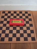 Dambord met damschijven, Hobby en Vrije tijd, Gezelschapsspellen | Bordspellen, Ophalen of Verzenden, Gebruikt