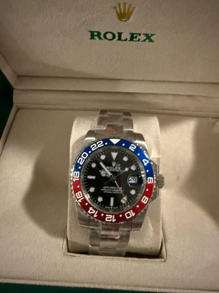 Pepsi roley, Sieraden, Tassen en Uiterlijk, Horloges | Heren, Zo goed als nieuw, Rolex, Staal, Ophalen of Verzenden