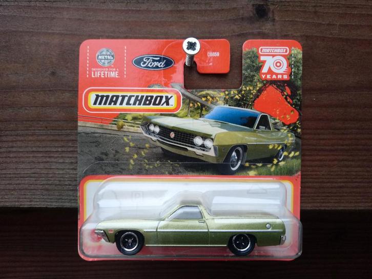 Ford Ranchero '70 Matchbox, Hobby en Vrije tijd, Modelauto's | Overige schalen, Nieuw, Auto, Ophalen
