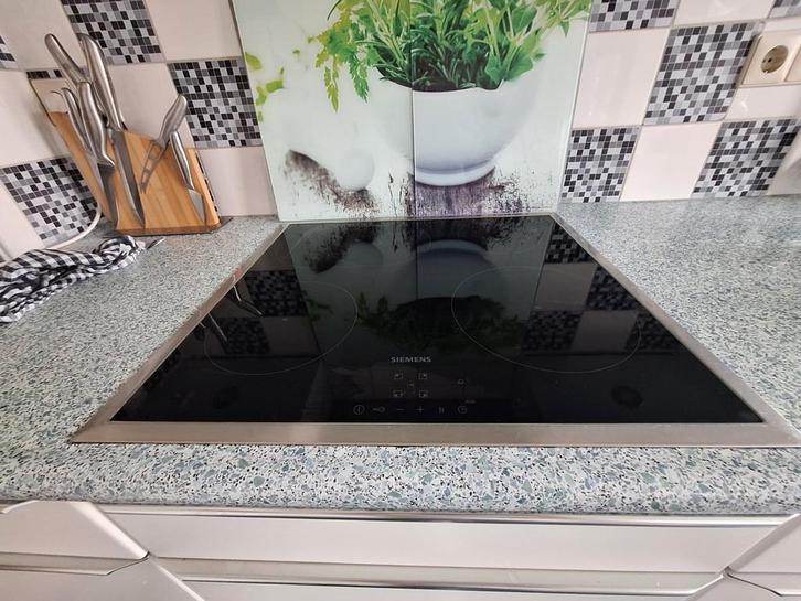 Siemens Inductie Kookplaat - Zo goed als nieuw, Witgoed en Apparatuur, Kookplaten, Zo goed als nieuw, Inbouw, Inductie, 4 kookzones