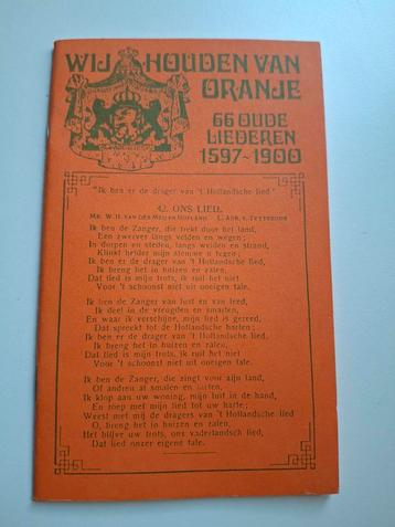 C.H. Cranendonck - Wij houden van Oranje - 66 oude liederen beschikbaar voor biedingen