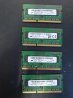 2x Micron 4 GB 1RX8 PC3L 12800S DDR3, Ophalen of Verzenden, Zo goed als nieuw, DDR3, Laptop