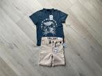 Tumble ‘n Dry set short en T-shirt maat 128 NIEUW, Broek, Tumble 'n Dry, Nieuw, Ophalen of Verzenden