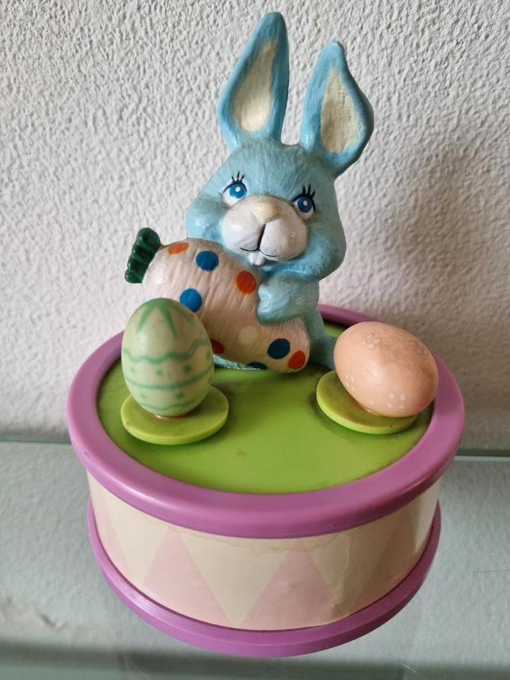 Vintage, PASEN MUZIEK CARROUSEL, Opwind Mechanisme, Inwst!, Verzamelen, Speelgoed, Zo goed als nieuw, Ophalen of Verzenden