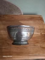 Antieke metalen schaal met decoratie, Ophalen of Verzenden