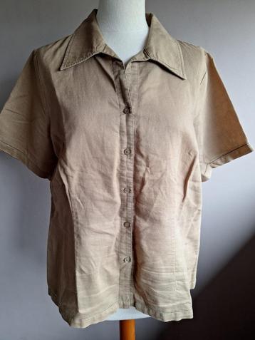 Leuke bruine blouse van MS Mode, maat 42 beschikbaar voor biedingen