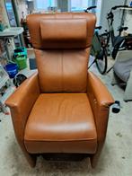 Sta op stoel, Huis en Inrichting, Fauteuils, Gebruikt, Minder dan 75 cm, Leer, Ophalen of Verzenden