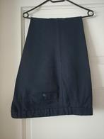 Donkerblauwe lange broek pantalon Mt 54, Ophalen of Verzenden, Zo goed als nieuw, Maat 52/54 (L), Blauw