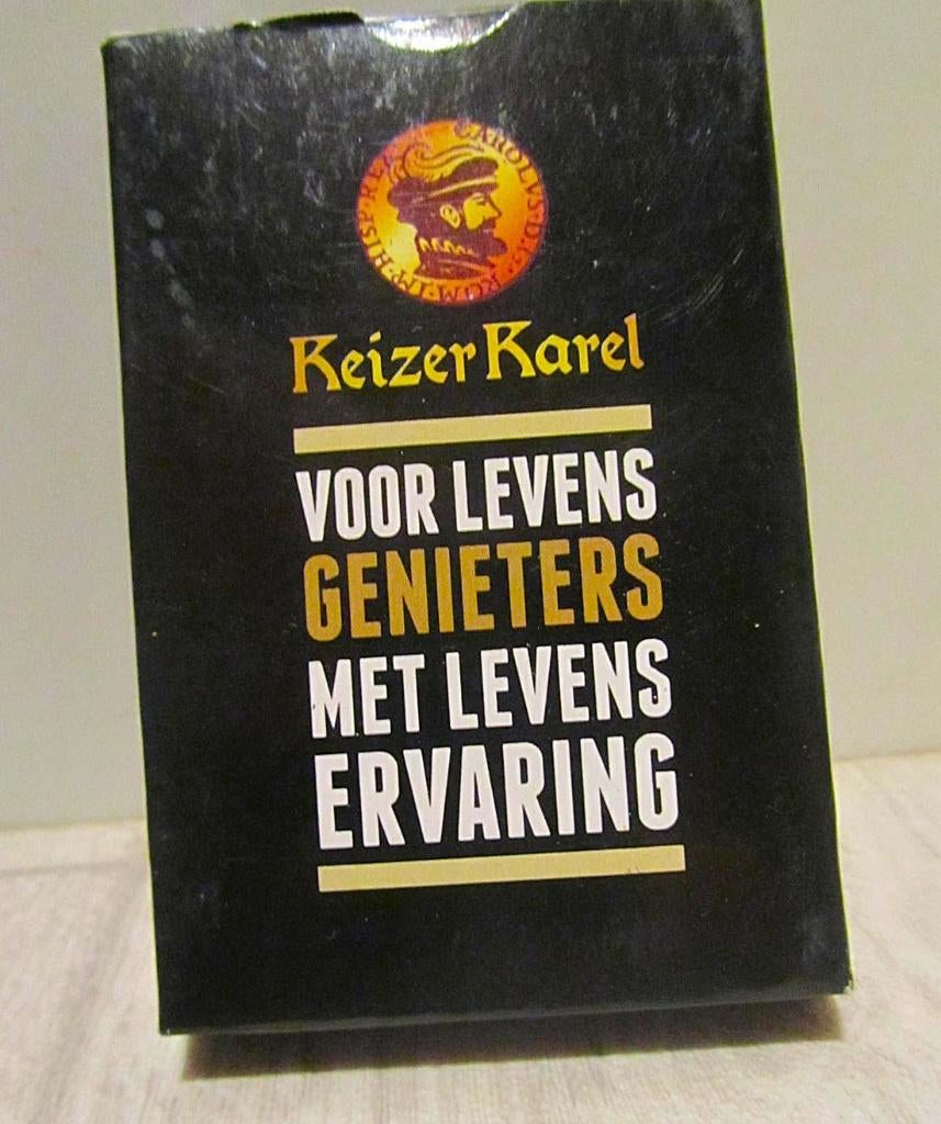 KEIZER KAREL bier speelkaarten, Verzamelen, Biermerken, Ophalen of Verzenden, Zo goed als nieuw, Overige typen, Overige merken