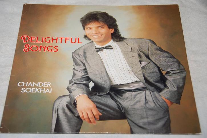 Chander Soekhai – Delightful Songs LP Vinyl, Cd's en Dvd's, Vinyl | Pop, Gebruikt, 1980 tot 2000, 12 inch, Ophalen of Verzenden