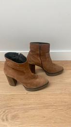 Janet Sport  cognac nubuck laarsje, Ophalen of Verzenden, Zo goed als nieuw, Bruin