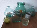 Groen glas, Ophalen of Verzenden, Minder dan 50 cm, Groen, Glas