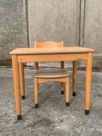 6x Kleuterstoelen + 6x Tafel - School Hout, Ophalen, Gebruikt, Tafel(s) en Stoel(en)