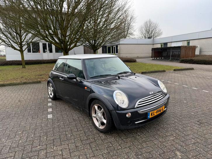 Mini 1.6 16V Cooper 2005 Zwart, Auto's, Mini, Particulier, Cooper, Benzine, D, Hatchback, Handgeschakeld, Geïmporteerd, Zwart