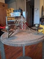 Art Nouveau Wand/Piano kandelaar, Ophalen of Verzenden, Koper of Brons