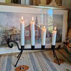 Zweedse Kerst Advent Kandelaar Bok Kerstbok, Diversen, Kerst, Verzenden, Gebruikt
