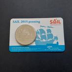 penning in coincard Sail 2015 penning BU, Postzegels en Munten, Munten | Nederland, Ophalen of Verzenden, Koningin Beatrix, Euro's