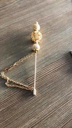 Vintage hoeden speld, Ophalen of Verzenden, Zo goed als nieuw, Goud, Overige materialen