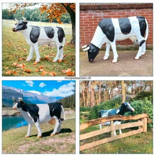 Beeld koe, polyester geit, kunstkoe, melkkoe, kalf beeld, Tuin en Terras, Tuinbeelden, Nieuw, Dierenbeeld, Kunststof, Ophalen