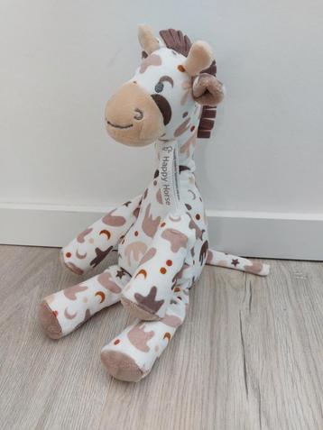 Knuffel happy horse giraf giraffe Gino bruin L632 beschikbaar voor biedingen