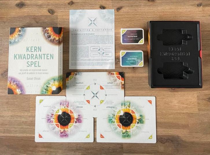 Kernkwadranten Spel - Leer jezelf en anderen kennen!, Boeken, Esoterie en Spiritualiteit, Zo goed als nieuw, Overige typen, Overige onderwerpen