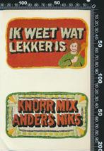 Sticker: Knorr - - Ik weet wat lekker is - Knorr Mix, Ophalen of Verzenden, Zo goed als nieuw, Bedrijf of Vereniging