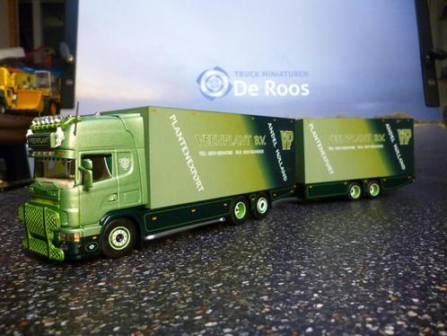Tekno Scania R4 Veenplant met certificaat, Hobby en Vrije tijd, Modelauto's | 1:50, Nieuw, Bus of Vrachtwagen, Tekno, Ophalen of Verzenden
