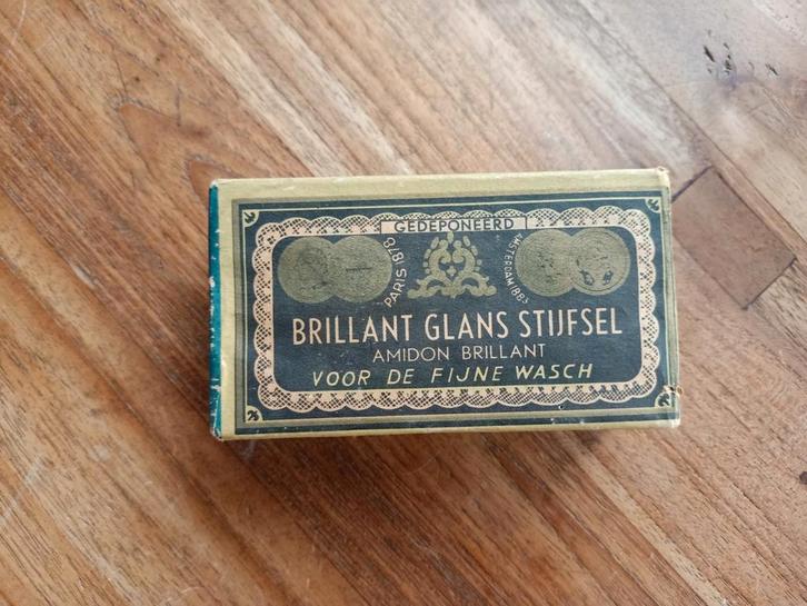 Vintage Brillant Glans Stijfsel - Ongeopend, Antiek en Kunst, Curiosa en Brocante, Ophalen of Verzenden