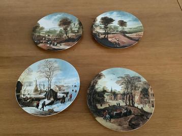 Wandborden Jaargetijden - Set van 4 beschikbaar voor biedingen